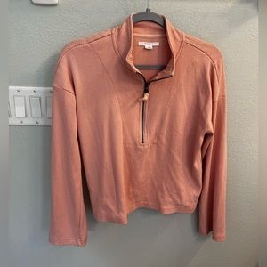 O’Neill pink half zip sweater nwot